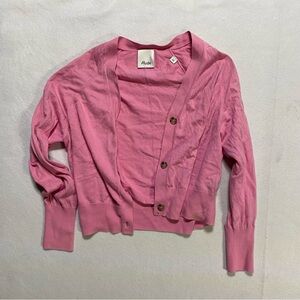 Allude Pink Cardigan XS